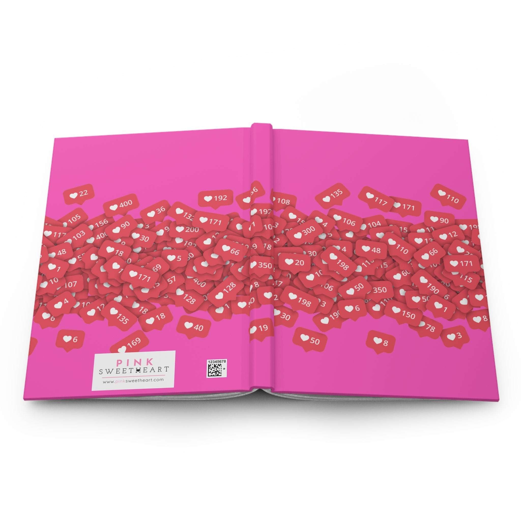 Loving My Social Media Post Hardcover Matte Journal