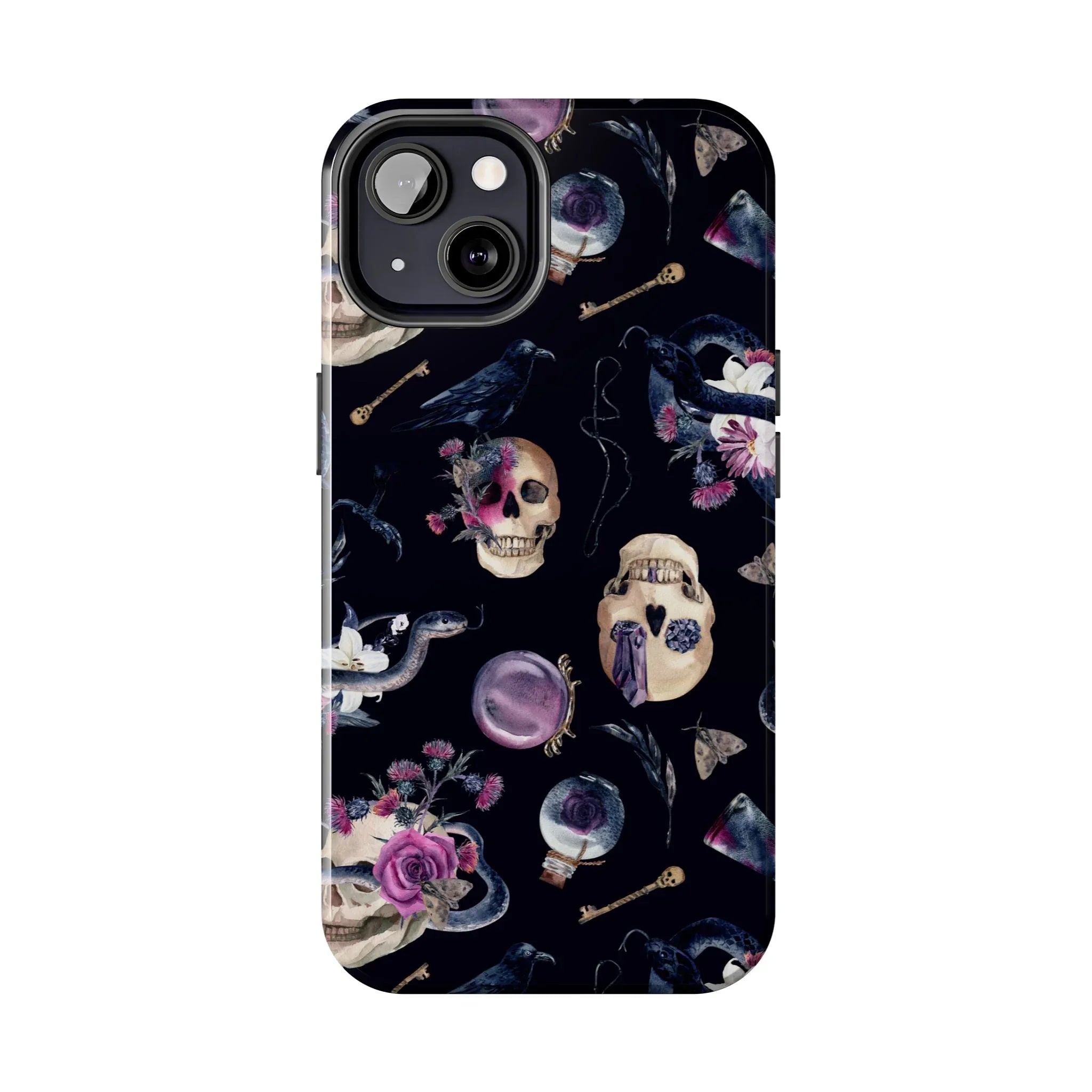 Gothic Witch Spells Phone Case (Apple & Android) - Pink Sweetheart