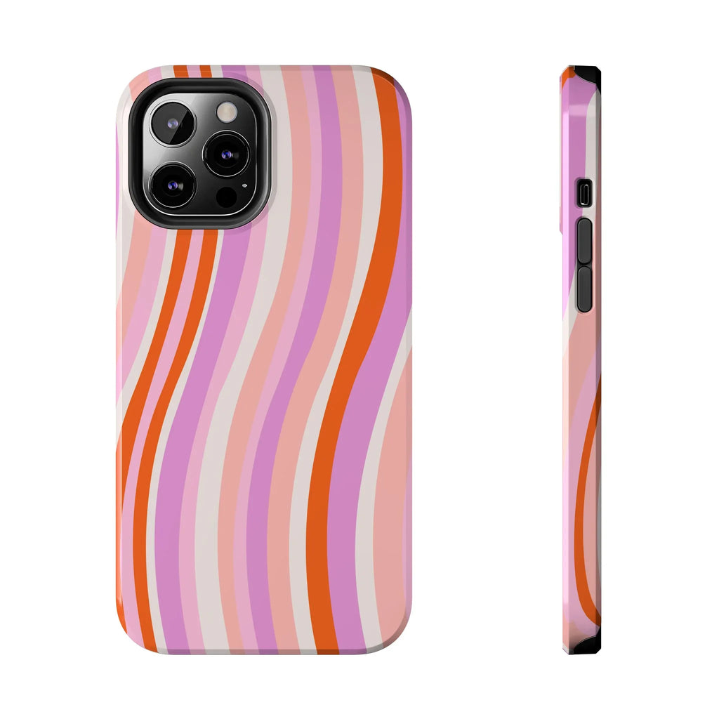 Wave Nostalgia Phone Case (Apple & Android) - Pink Sweetheart