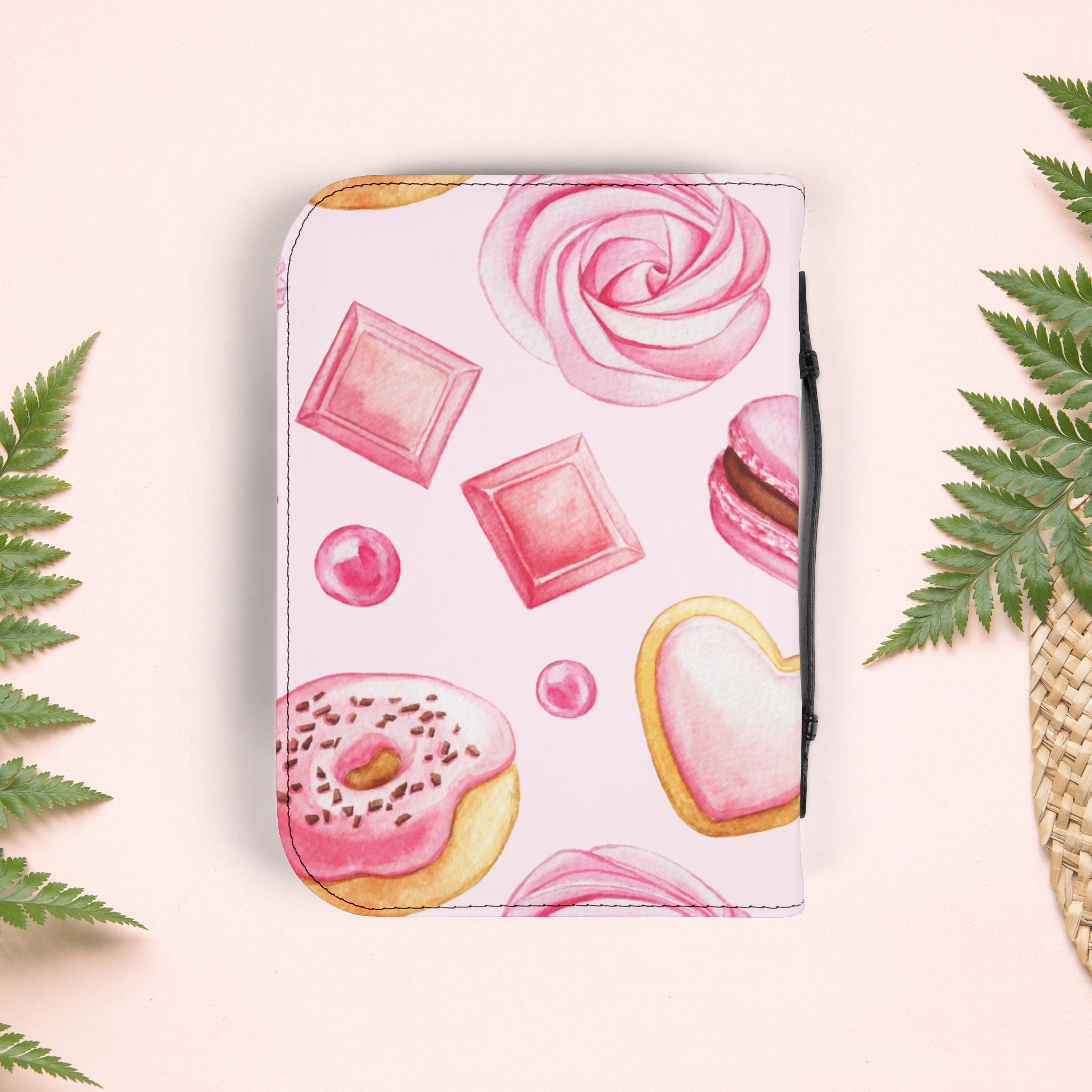 Pink Macaron Sweets Book Cover