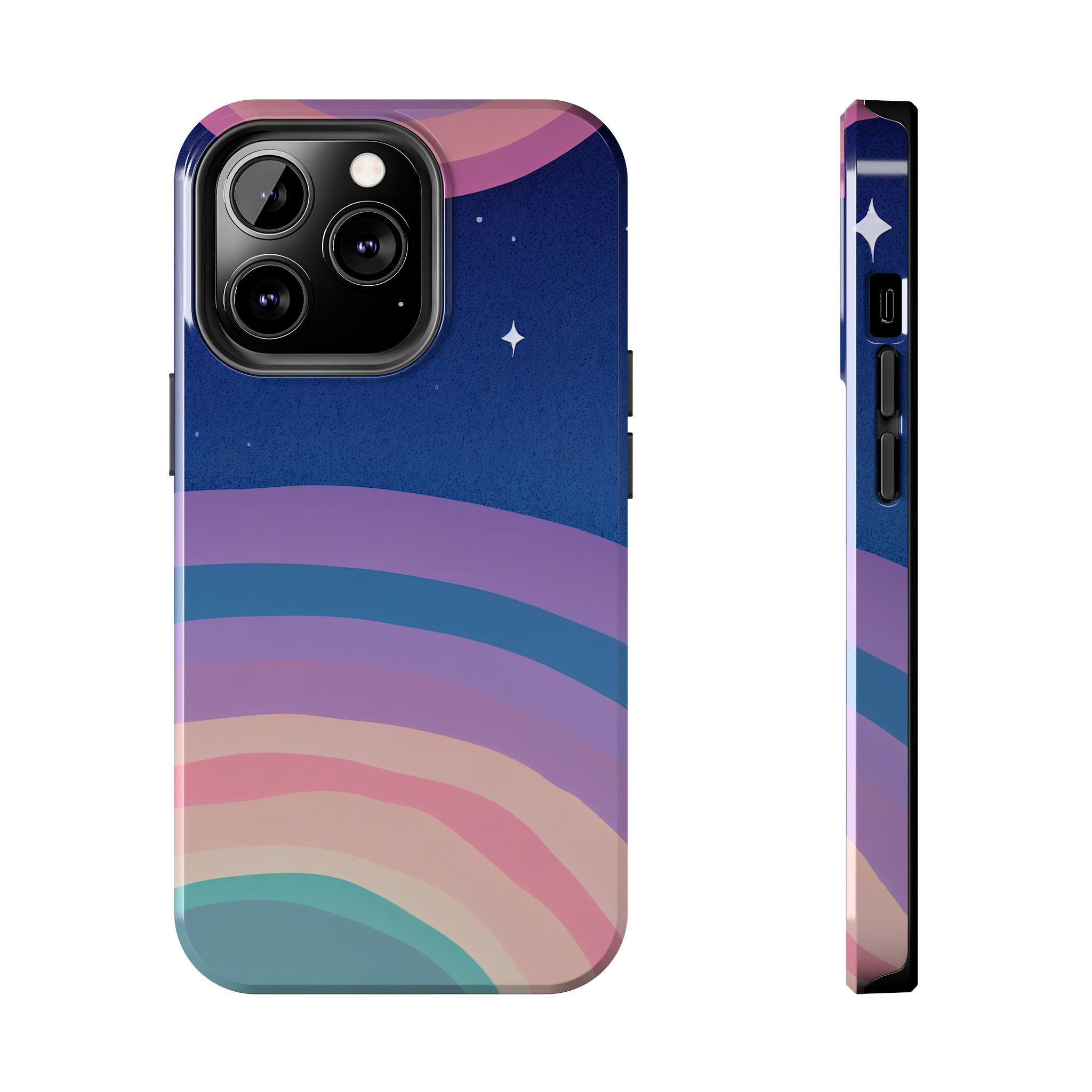 Midnight Rainbows Phone Case (Apple & Android)