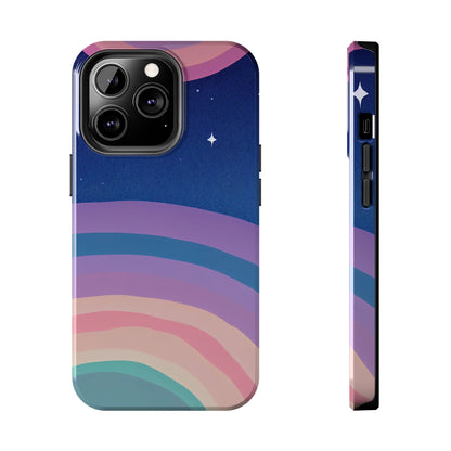 Midnight Rainbows Phone Case