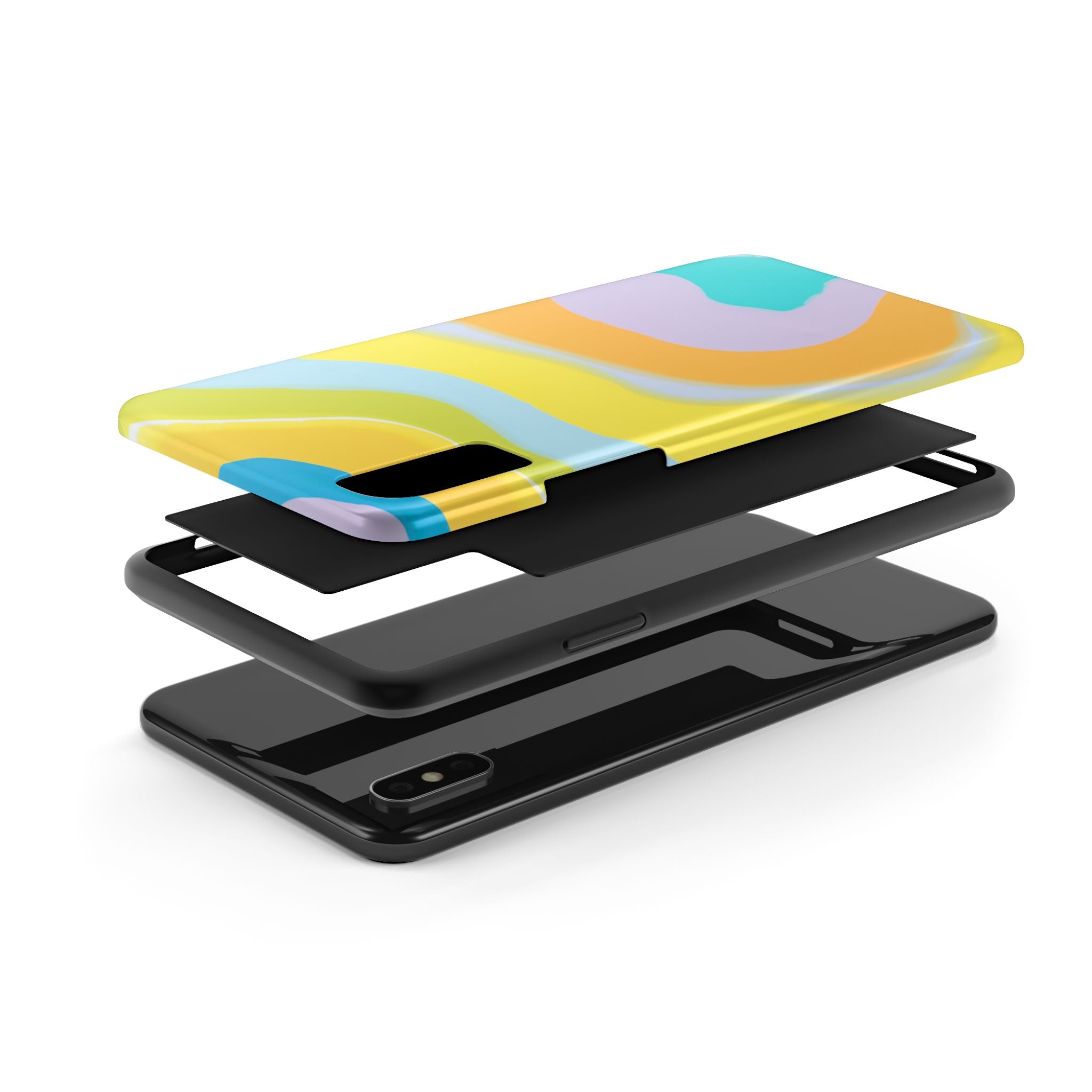 Colorful Pastel Marble Pattern Phone Case (Apple & Android)