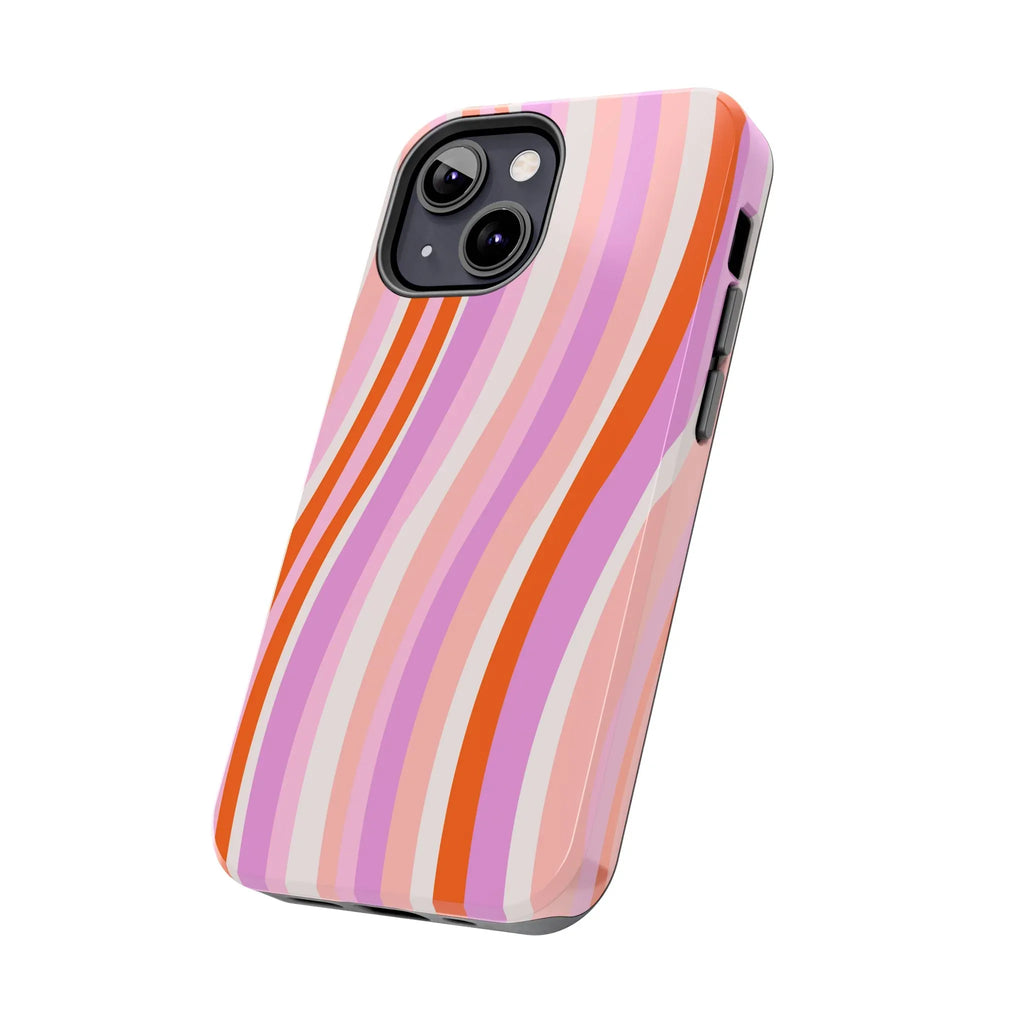 Wave Nostalgia Phone Case (Apple & Android) - Pink Sweetheart