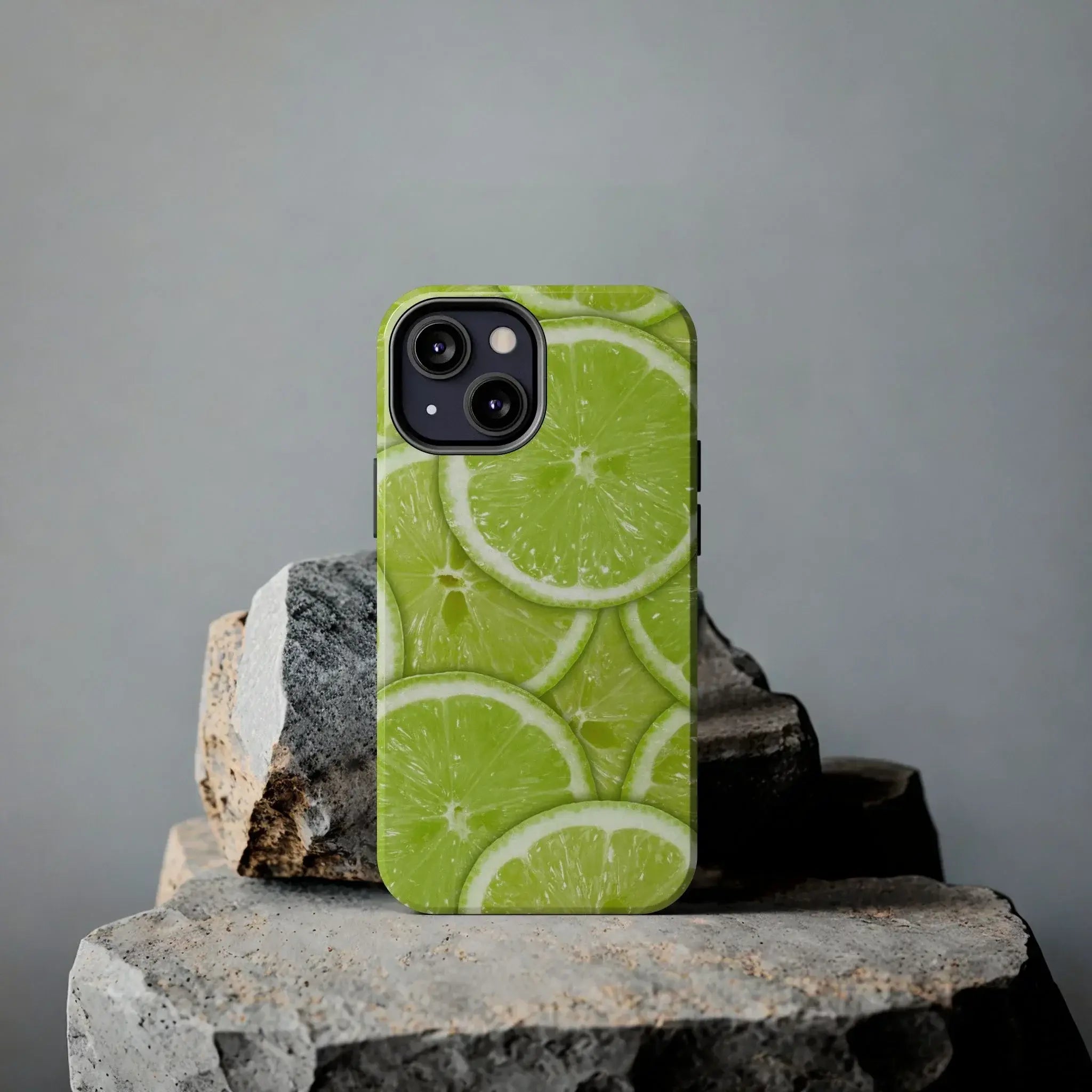 Green Citrus Lime Phone Case (Apple & Android) - Pink Sweetheart