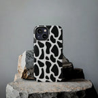 Spotted Animal Print Phone Case (Apple & Android) - Pink Sweetheart