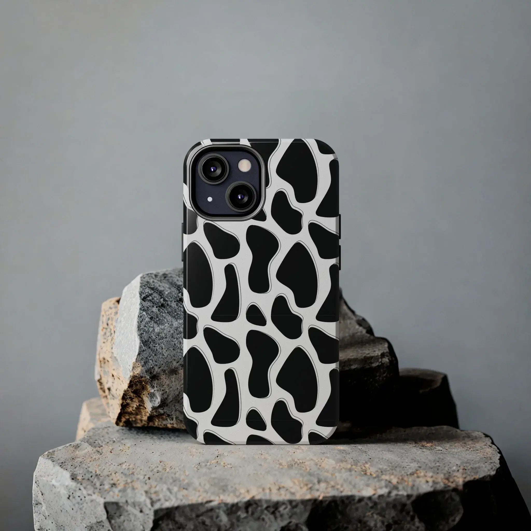 Spotted Animal Print Phone Case (Apple & Android) - Pink Sweetheart