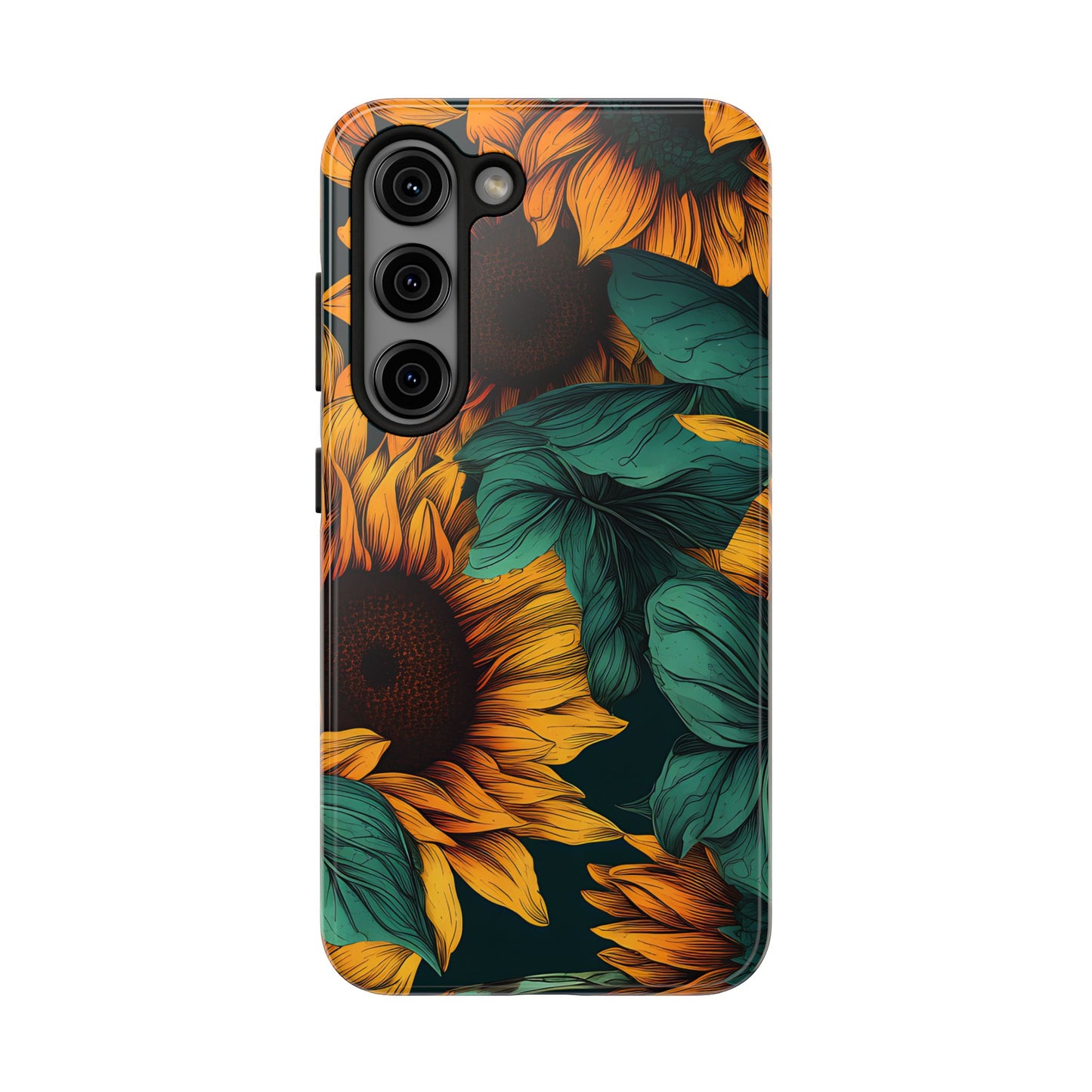 Dark Sunflower Phone Case