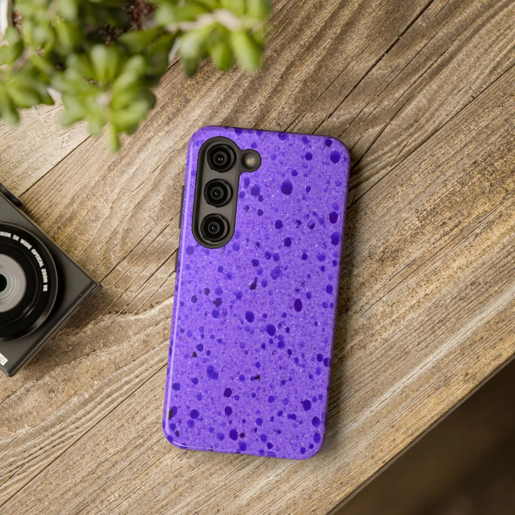 Purple Sponge Phone Case (Apple & Android) - Pink Sweetheart