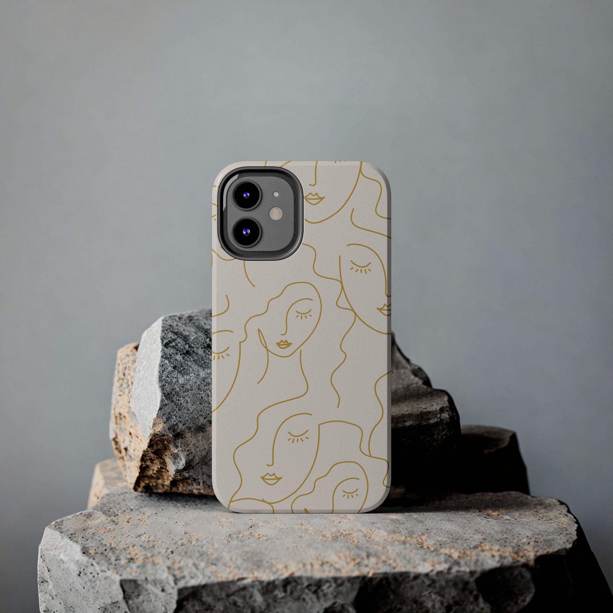 Minimalist Woman Phone Case (Apple & Android)