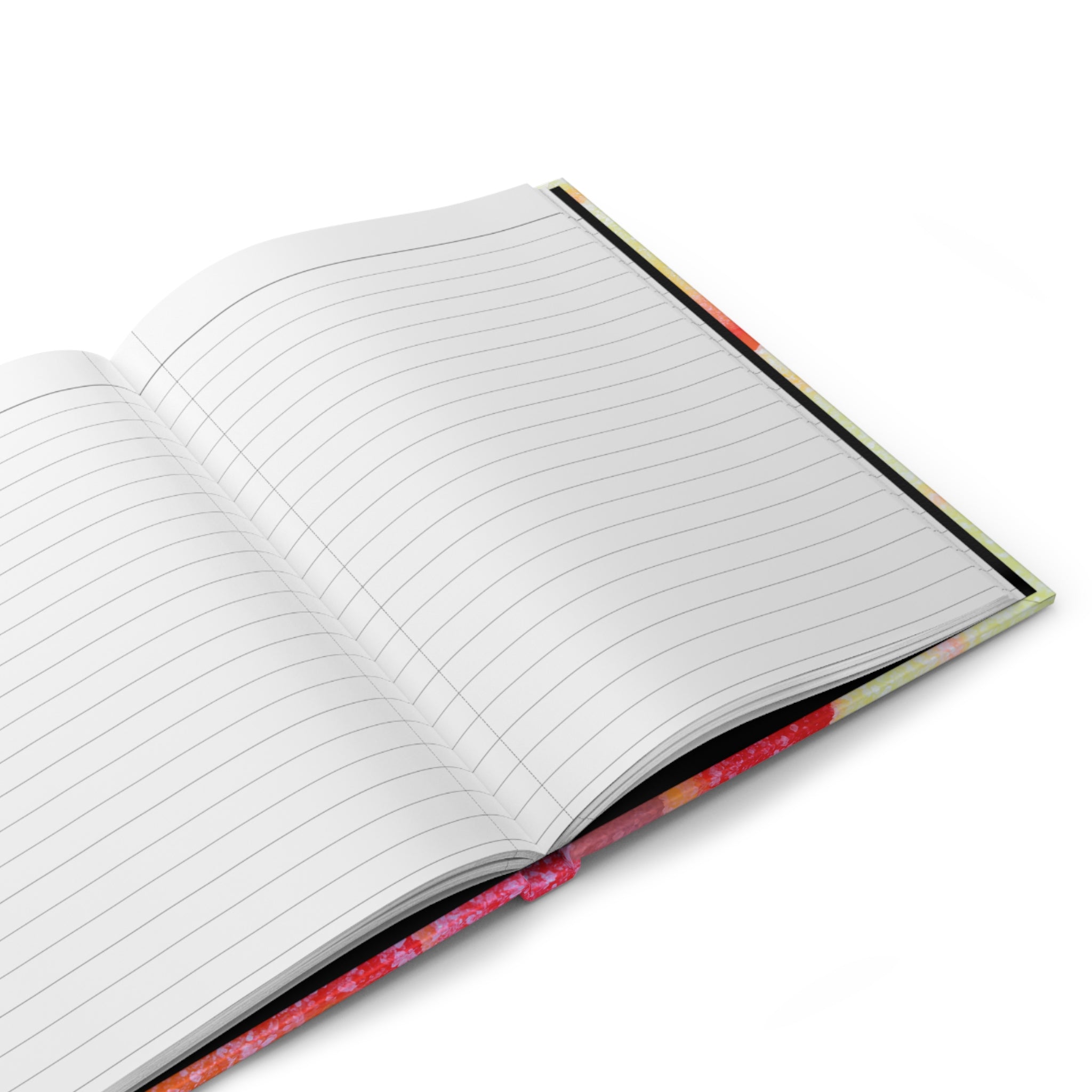 Peach Candy Rings Hardcover Matte Journal