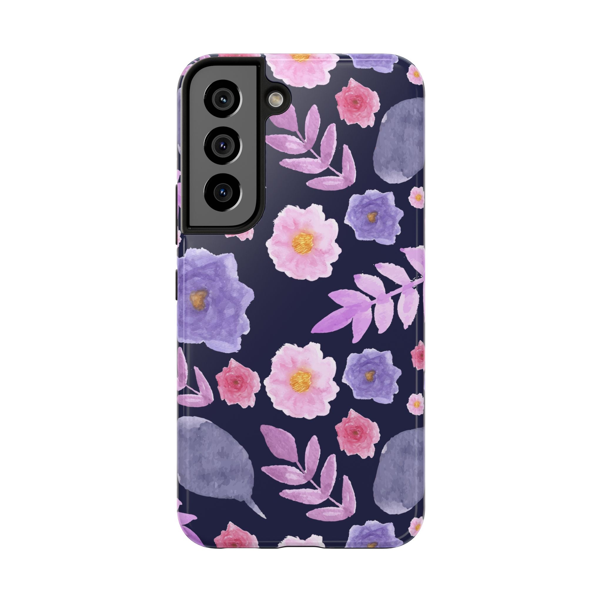 Purple Florals Phone Case (Apple & Android)