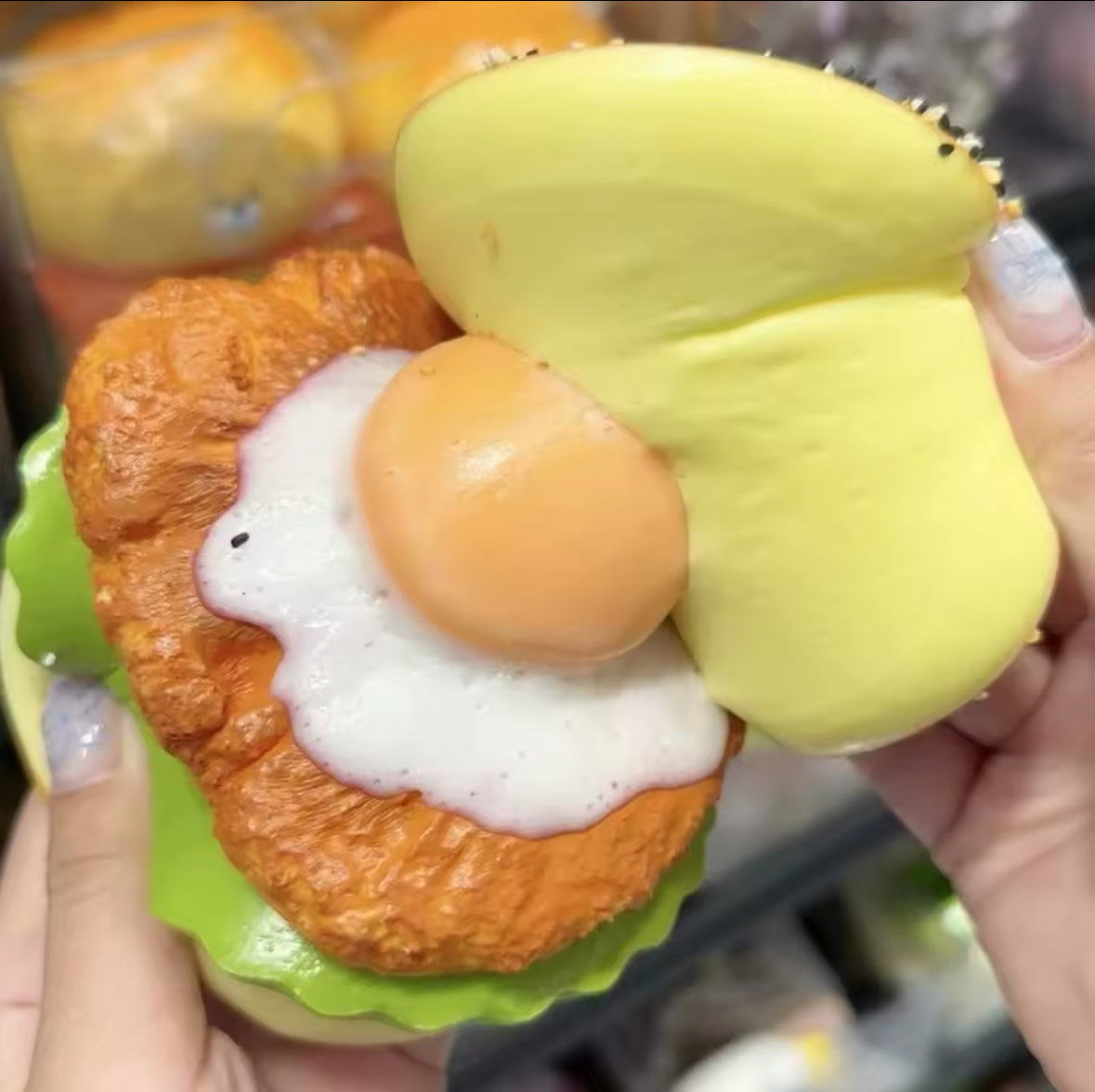 Stacked Burger Sandwich Squishy