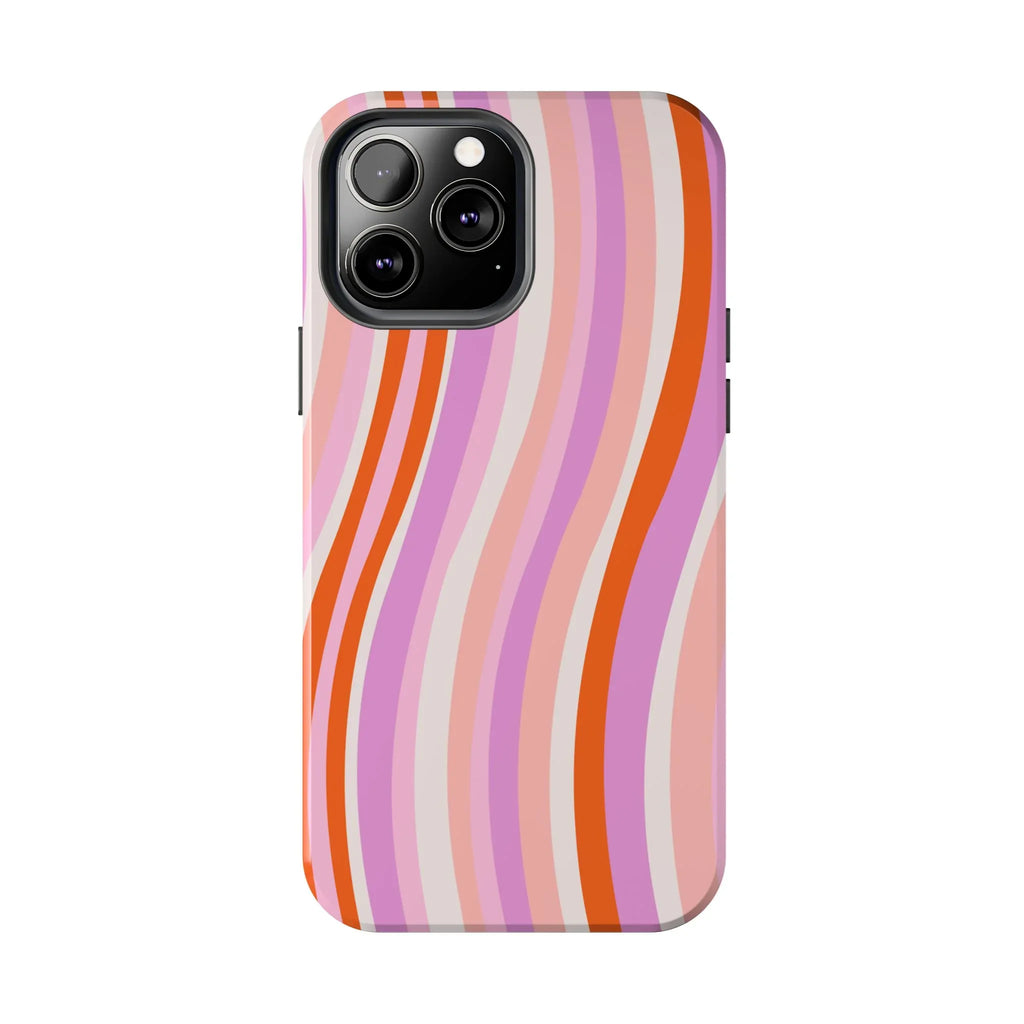 Wave Nostalgia Phone Case (Apple & Android) - Pink Sweetheart