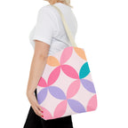 Pastel Geometric Tote Bag