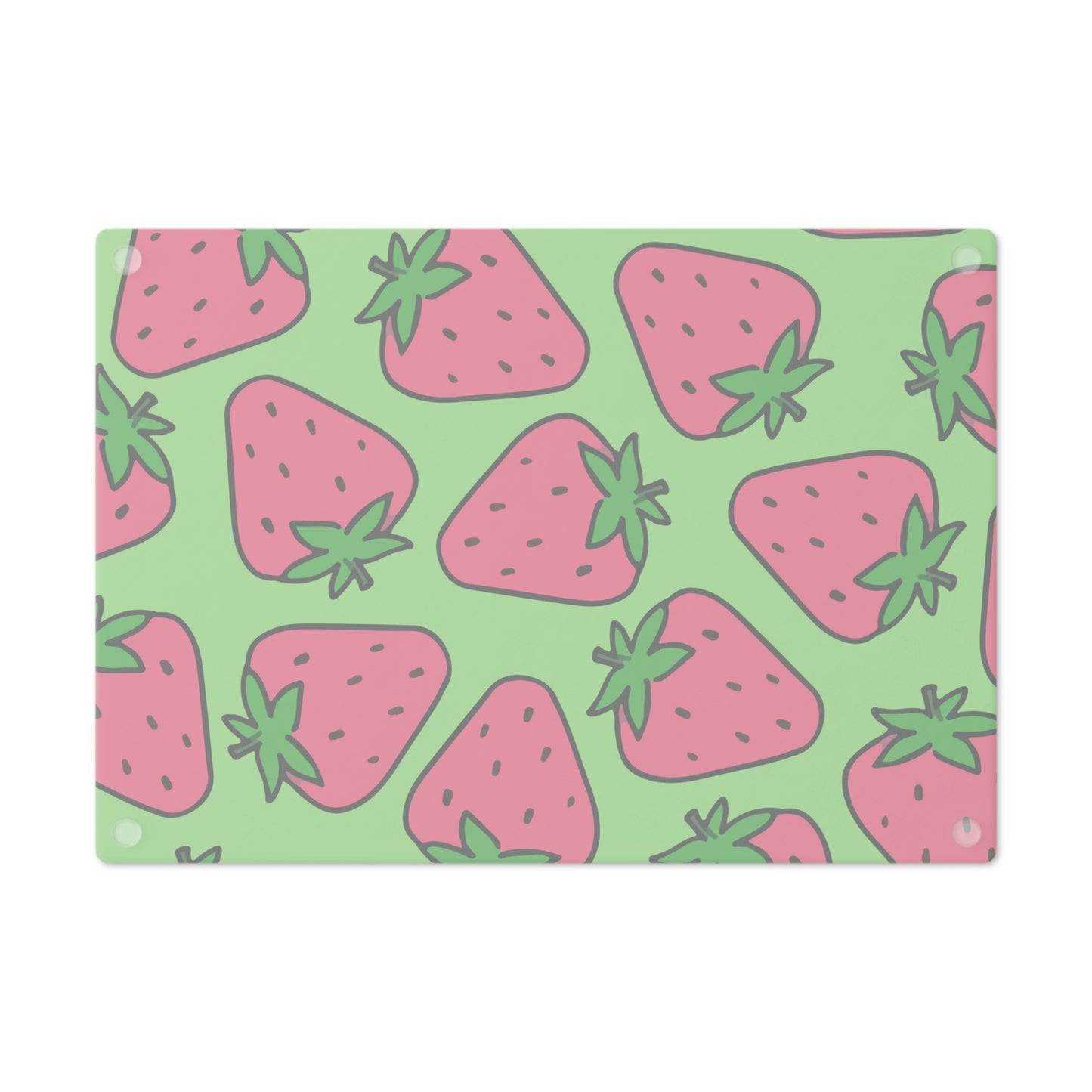 Strawberry Glass Cutting Board