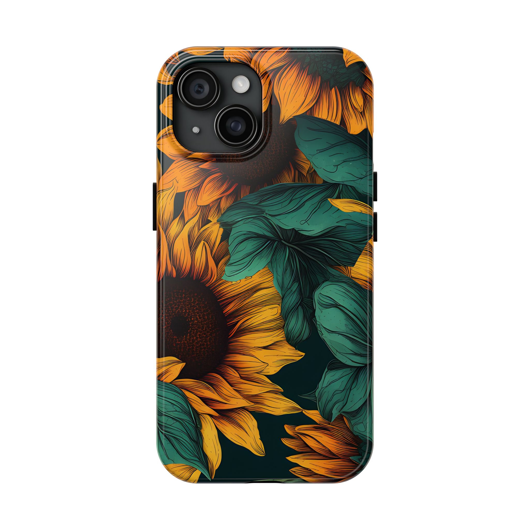 Dark Sunflower Phone Case (Apple & Android)