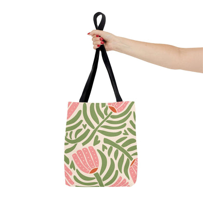 70s Retro Botanicals Tote Bag