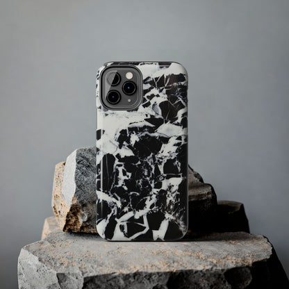 Black & White Shattered Phone Case