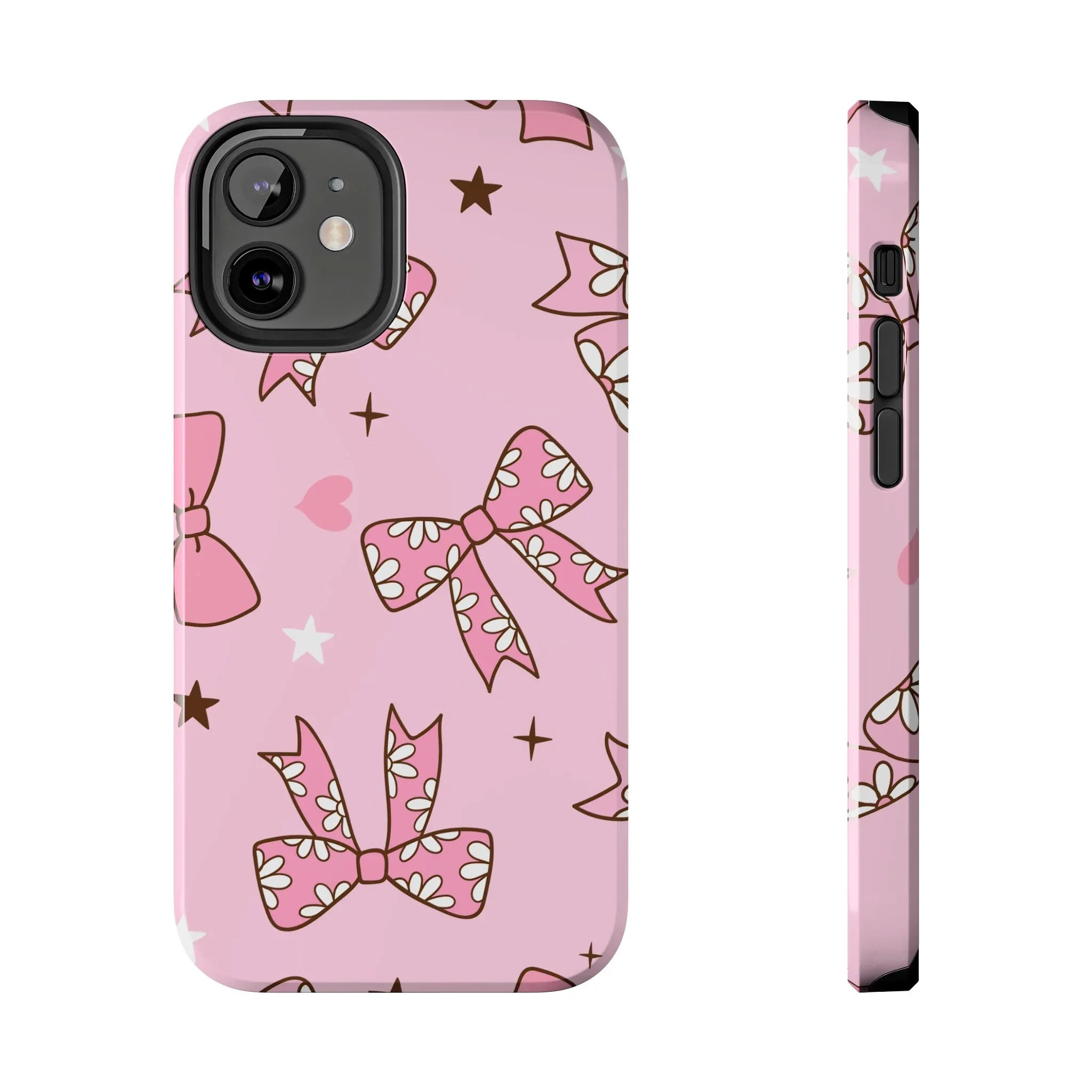 Pretty Pink Bows Phone Case (Apple & Android) - Pink Sweetheart