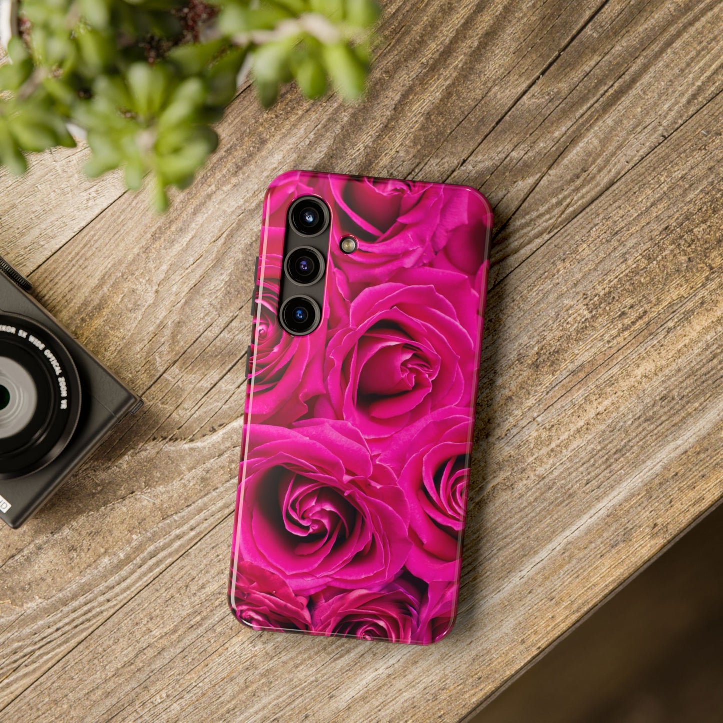 Fuchsia Rose Phone Case