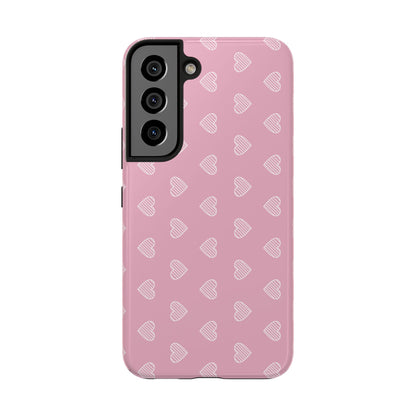 Infinite Pink Hearts Phone Case