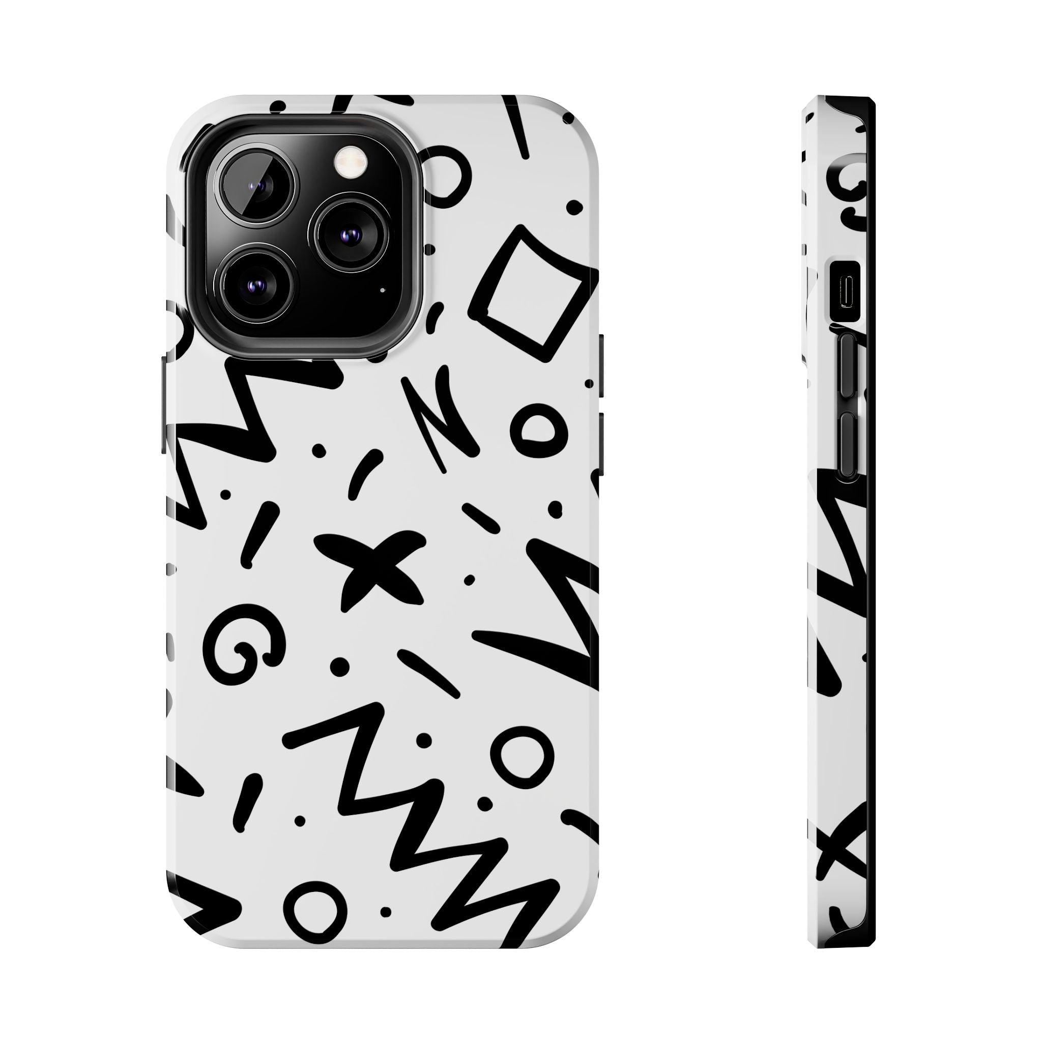 Abstract Memphis Pattern Phone Case (Apple & Android)