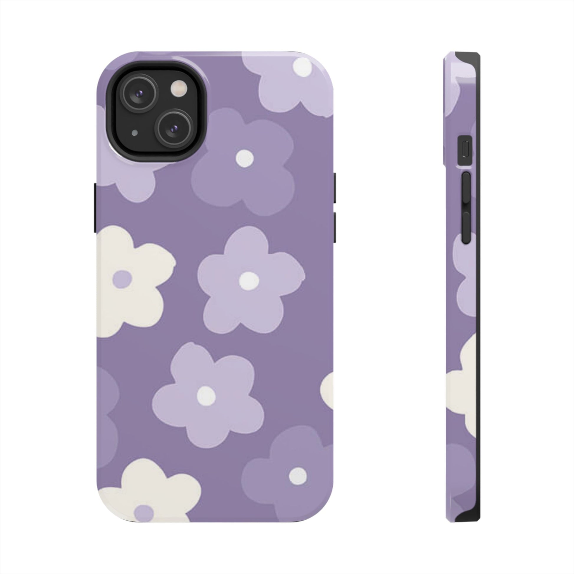Pastel Purple Flowers Phone Case (Apple & Android)