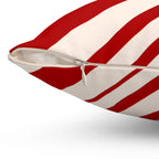 Sweet Peppermint Square Pillow