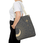 Sun & Moon Abstract Tote Bag