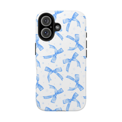 Lacey Baby Blue Ribbons Phone Case