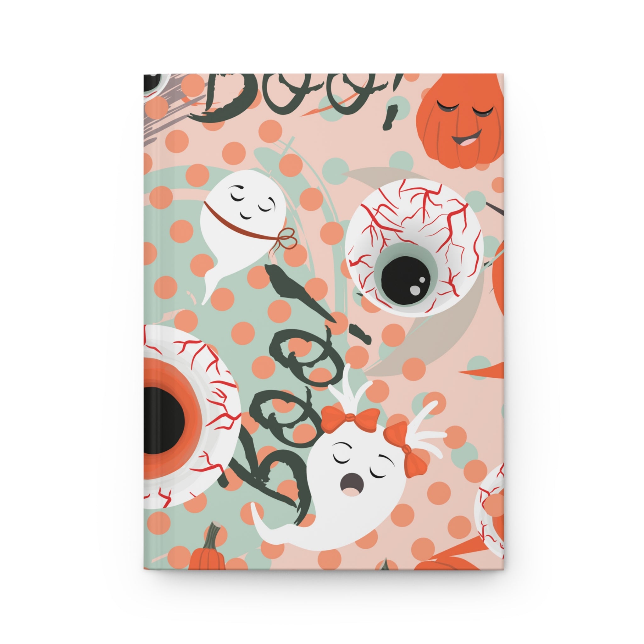 Los ojos vigilantes Cuaderno mate de tapa dura