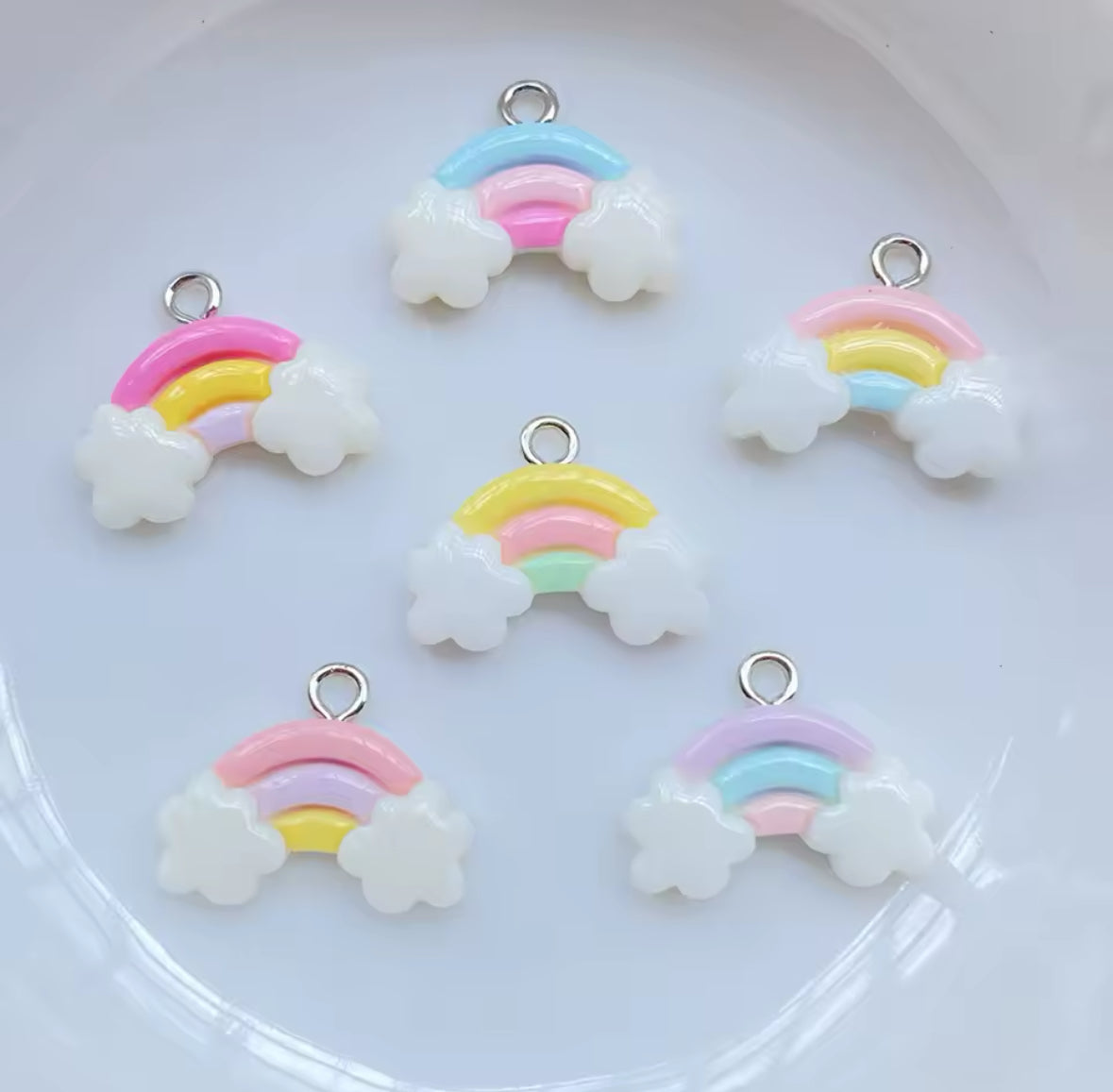 Dainty Rainbow Dust Plug Charm