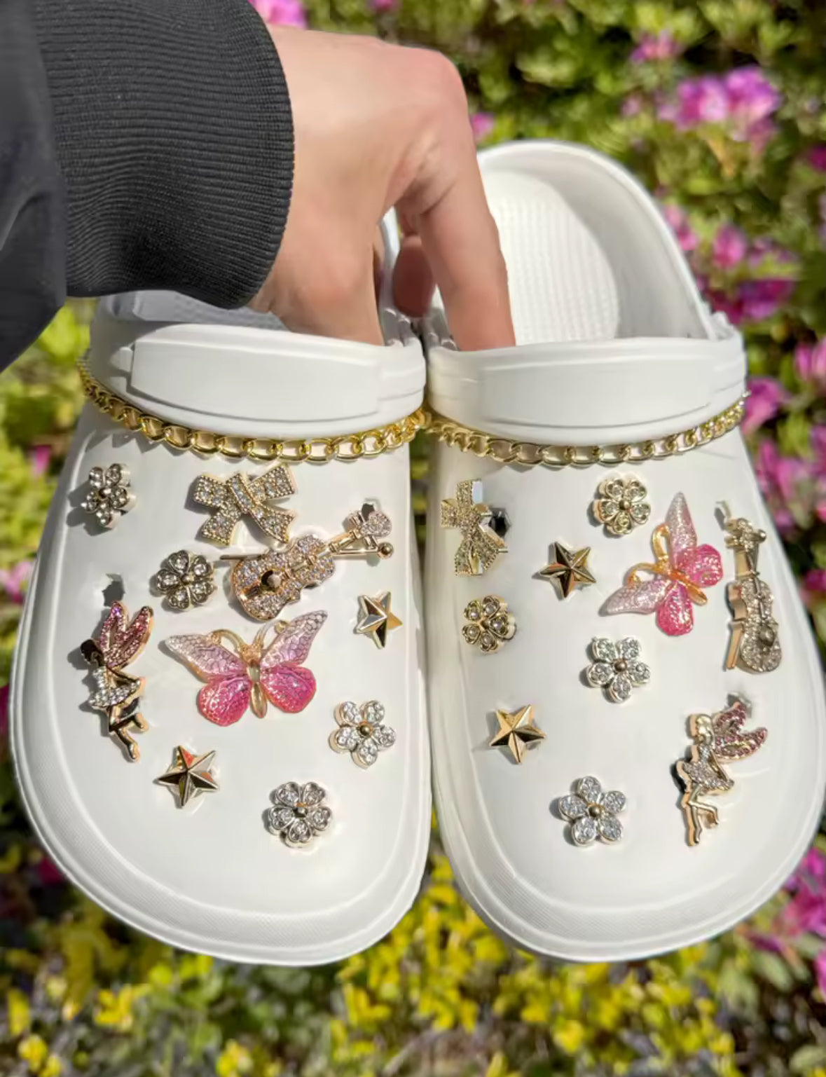 Enchanted Fairy Bling Clog Charms Set