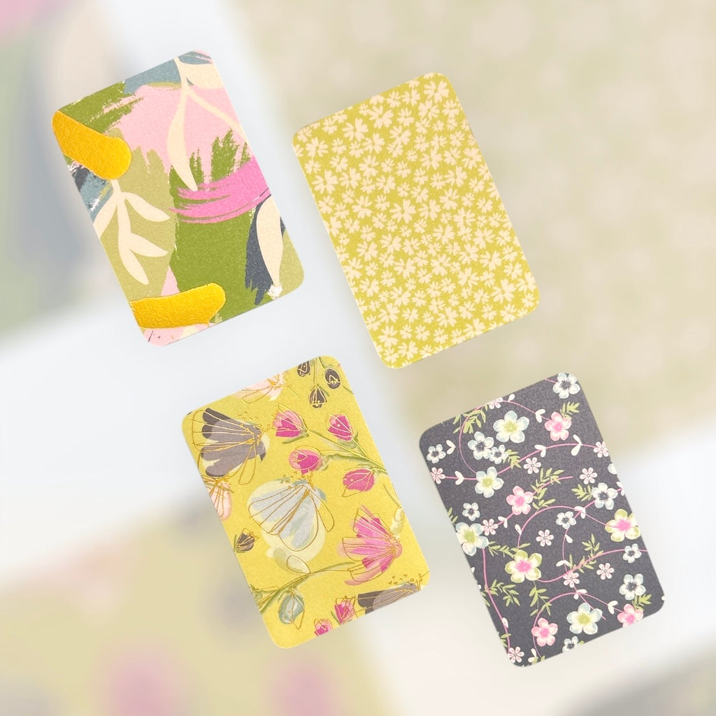 Decorative Wallet Cards 4pcs
