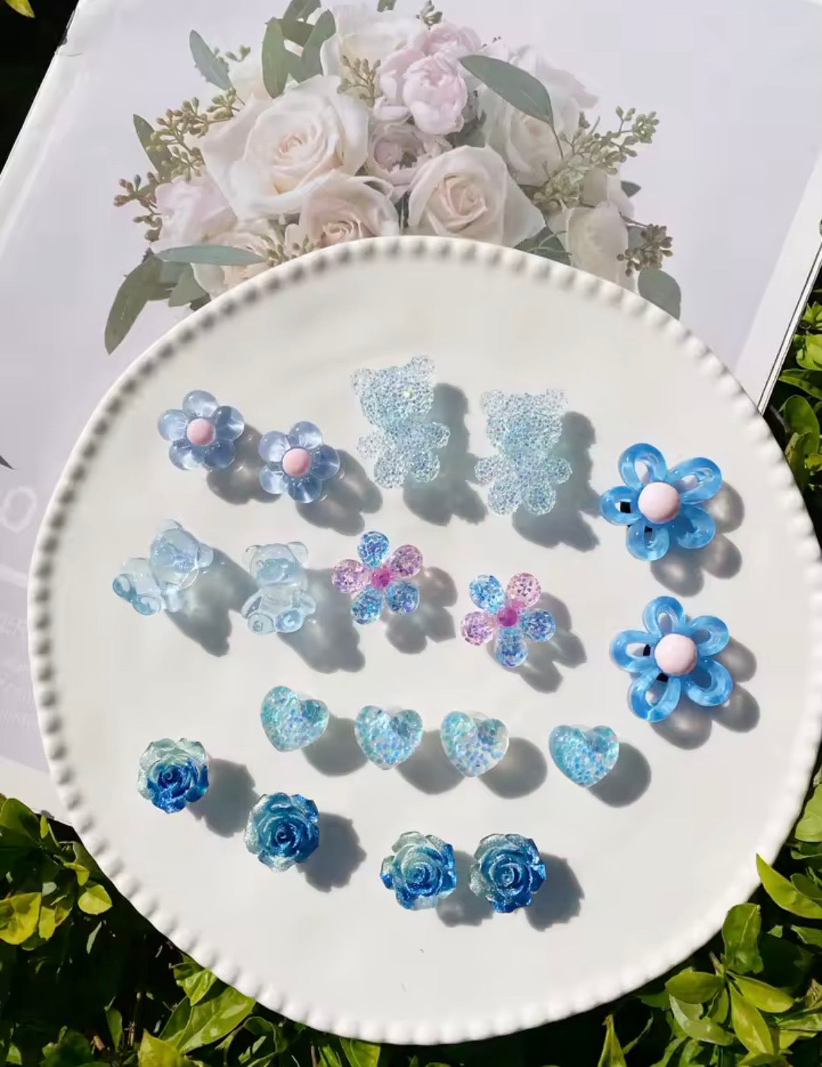 Blue Ocean Stardust Clog Charms Set