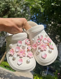 Sakura Blush Petals Clog Charms Set - Pink Sweetheart