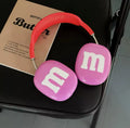 Coated Chocolate Candy AirPods Max Headphone Case Covers - Pink Sweetheart