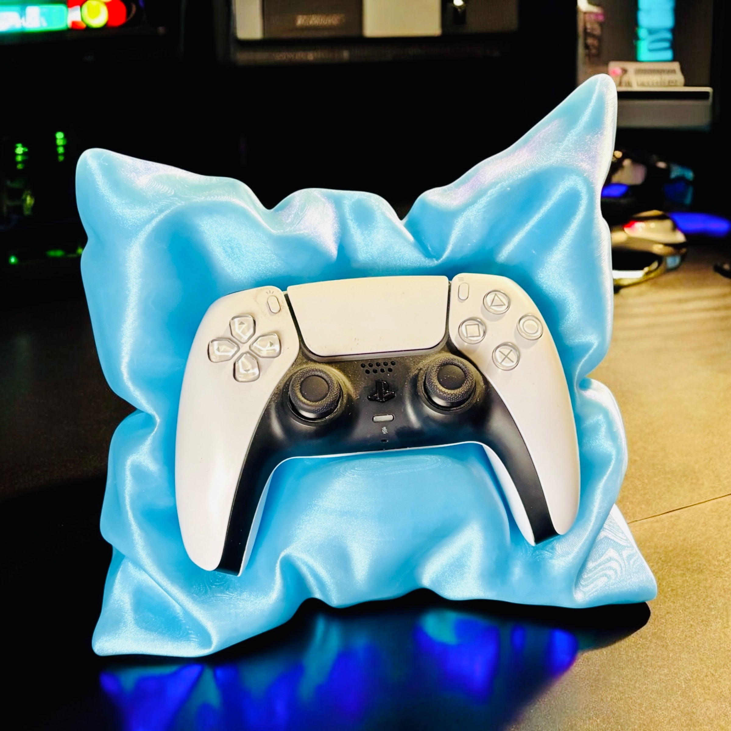 Satin Pillow Controller Stand