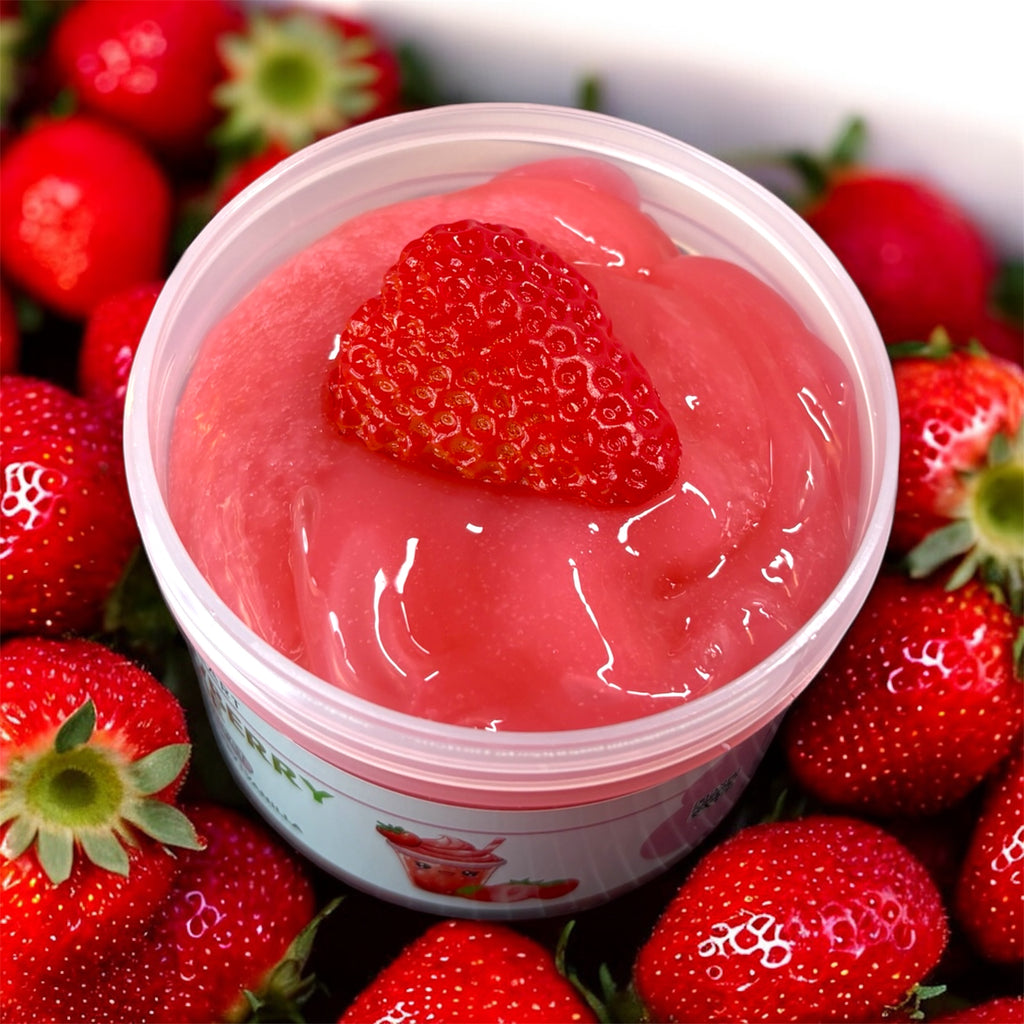 Strawberry Slushie Scented Glossy Slime