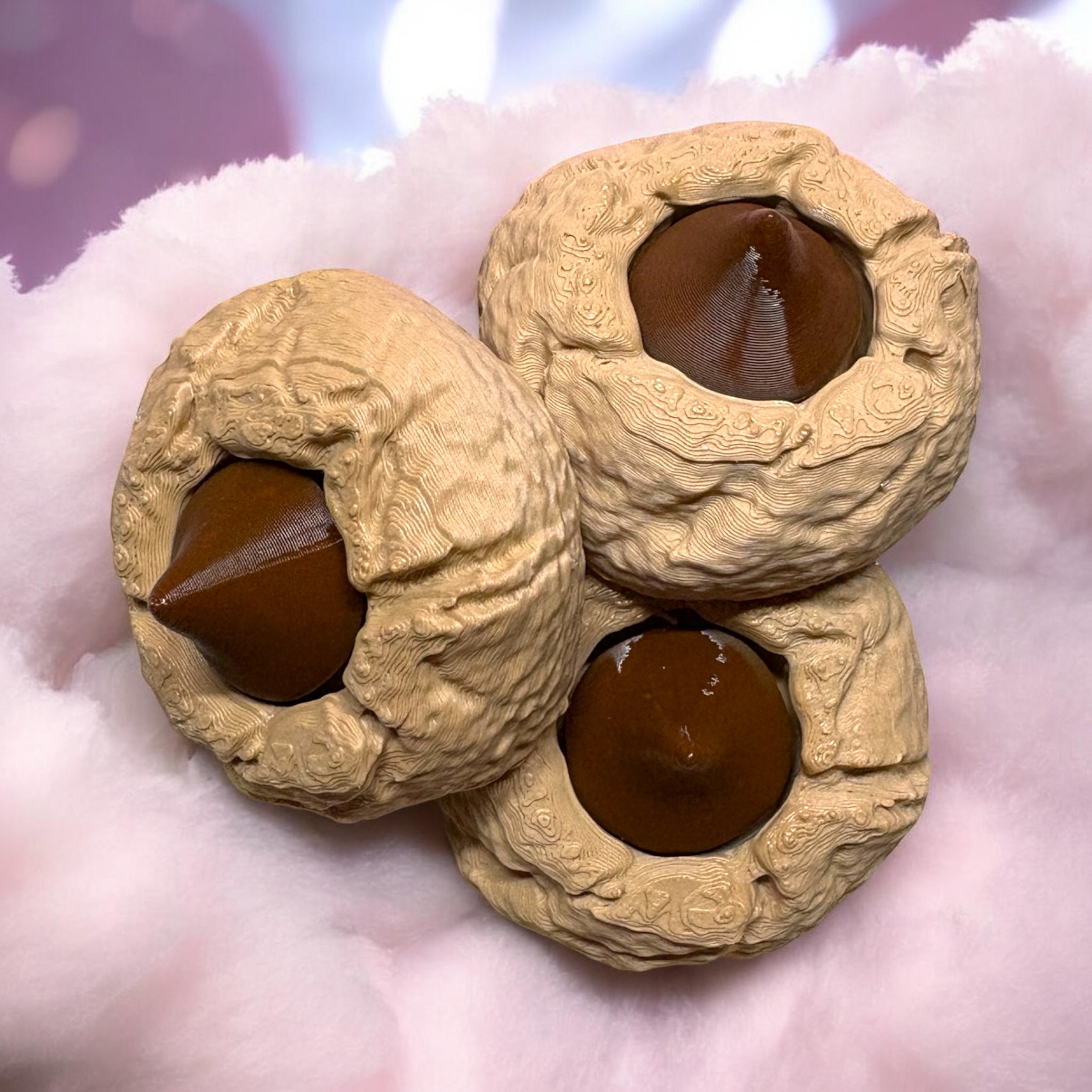 Classic Peanut Butter Blossom Clicker Fidget Keychain