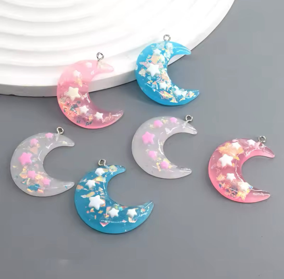 Celestial Moon Dust Plug Charm