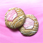 Pink Jelly Thumbprint Cookie Clicker Fidget Keychain