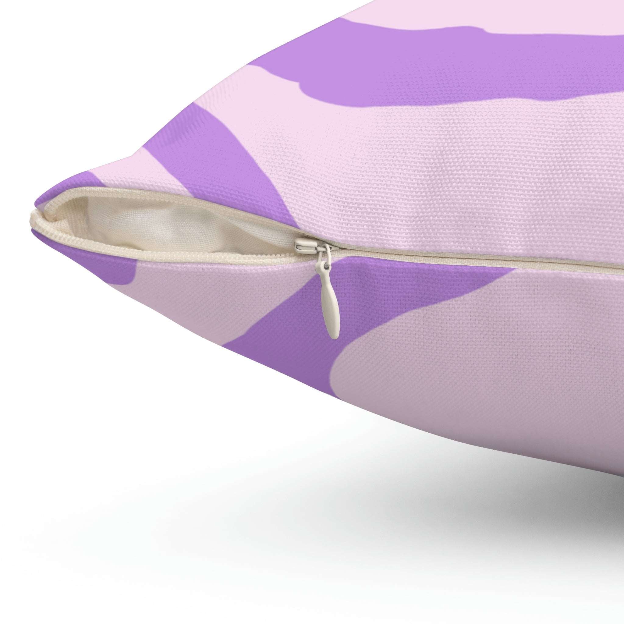 Abstract Lavender Shapes Square Pillow Home Decor Pink Sweetheart