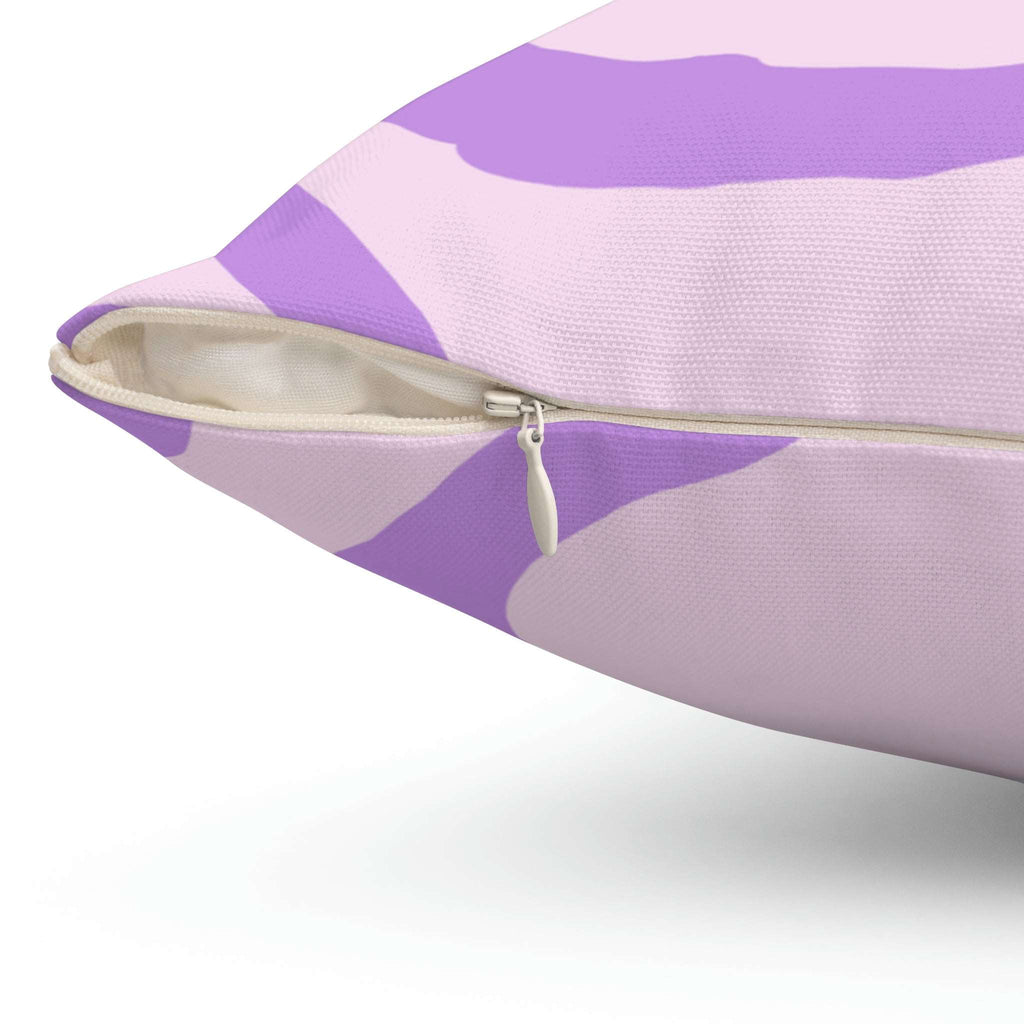 Abstract Lavender Shapes Square Pillow Home Decor Pink Sweetheart