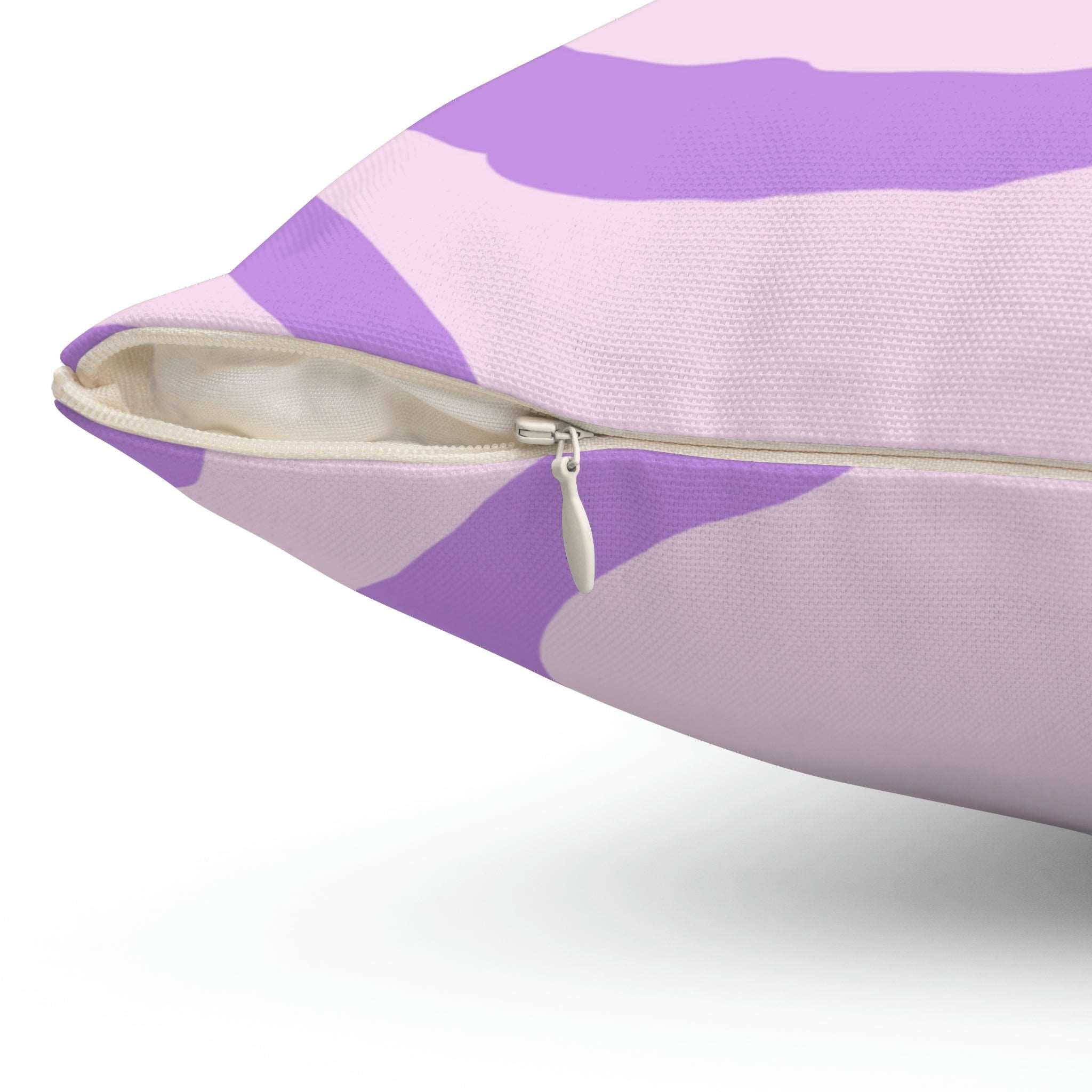 Abstract Lavender Shapes Square Pillow Home Decor Pink Sweetheart
