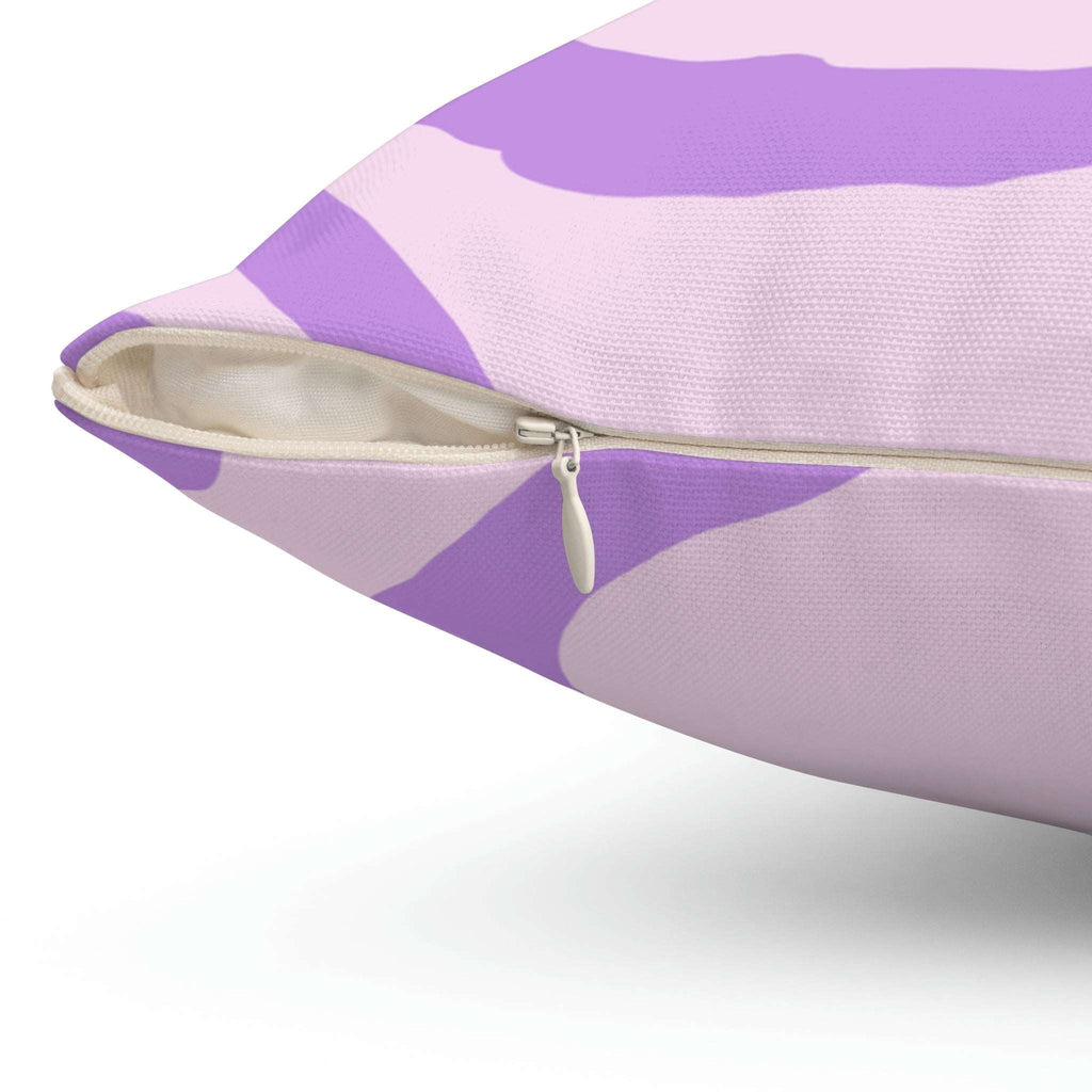 Abstract Lavender Shapes Square Pillow Home Decor Pink Sweetheart
