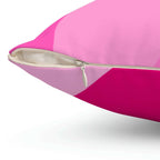 All Shades of Pink Ribbon Square Pillow Home Decor Pink Sweetheart