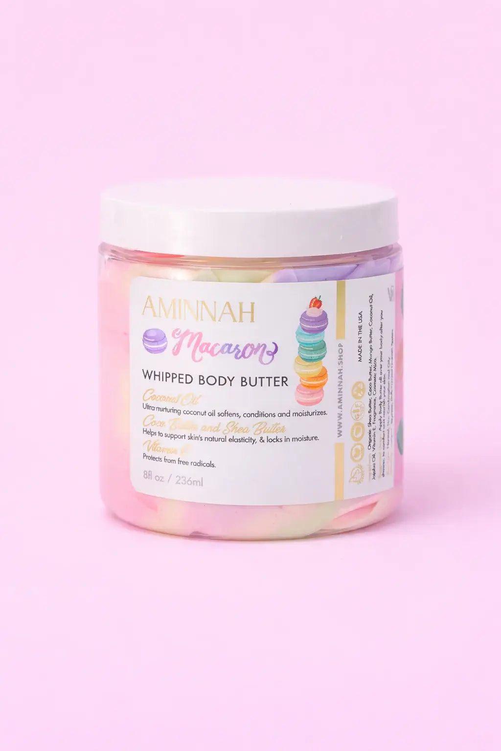 Macaron Body Butter - Pink Sweetheart