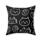 Animal Lover Square Pillow Home Decor Pink Sweetheart